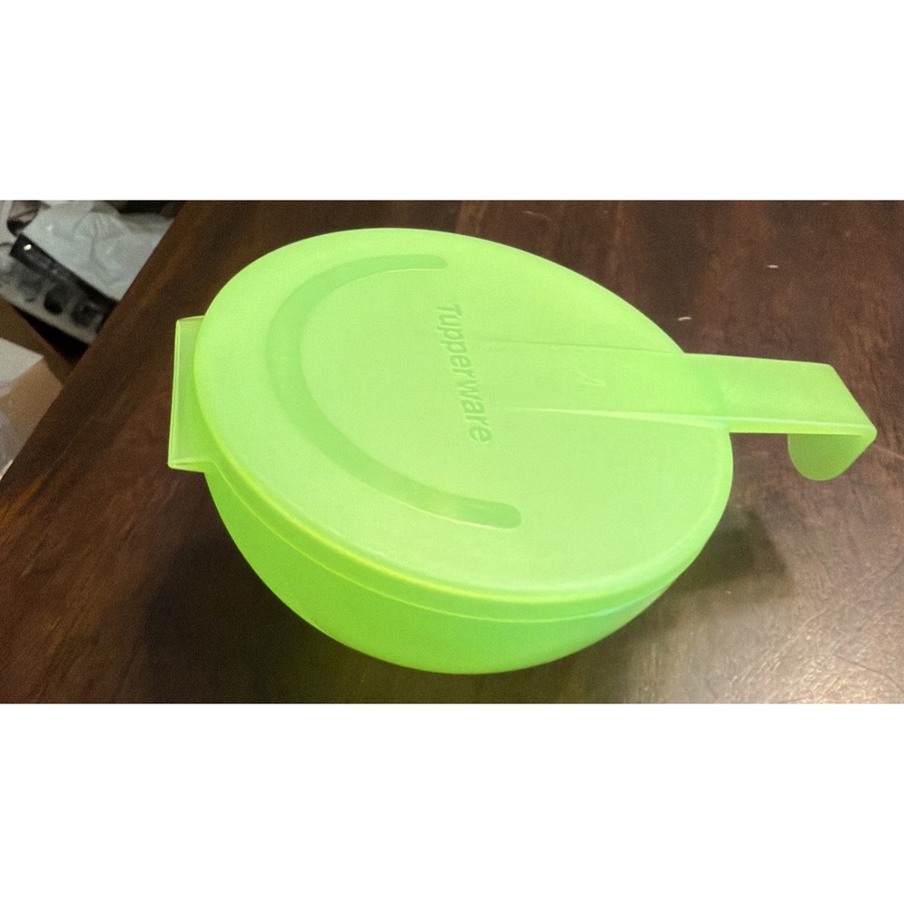 Tupperware Forget Me Not Onion Tomato Citrus Keeper Lime Green